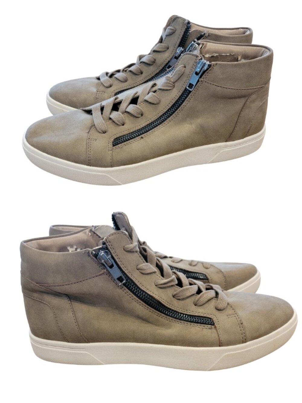Steve Madden Rayne Double Zip Women's High Top Sneakers/Booties